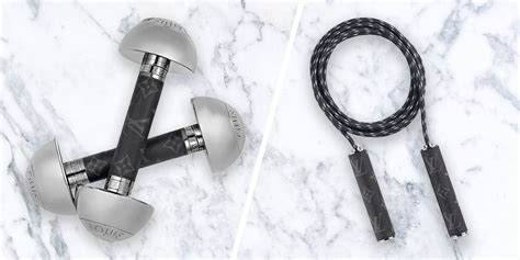 louis vuitton dumbbells and jump rope|louis vuitton designer dumbbells.